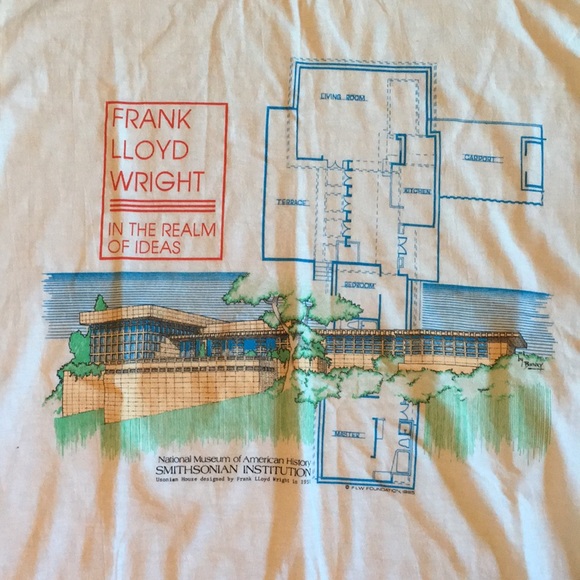 Other - Rare vintage Frank Lloyd Wright T-shirt